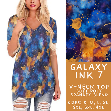 Batch #271 - Galaxy Ink Collection - Closes 1/16 - ETA mid/late March - Galaxy Ink 7 V-Neck Tee