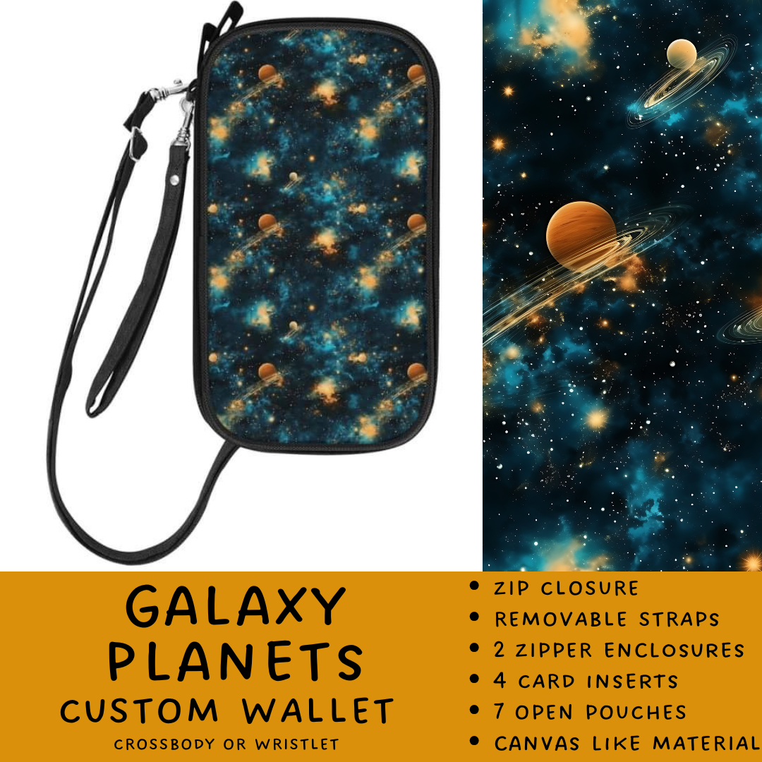 Batch #245 - The Crossbody Wallet - Closes 11/29 - ETA mid Jan - Galaxy Planets Crossbody Wallet