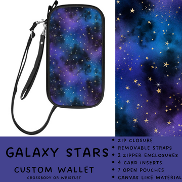 Batch #245 - The Crossbody Wallet - Closes 11/29 - ETA mid Jan - Galaxy Stars Crossbody Wallet