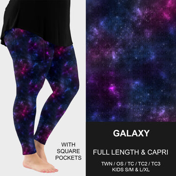 B314 - Preorder Galaxy Leggings w/ Pockets (Closes 9/27. ETA: late Nov.)
