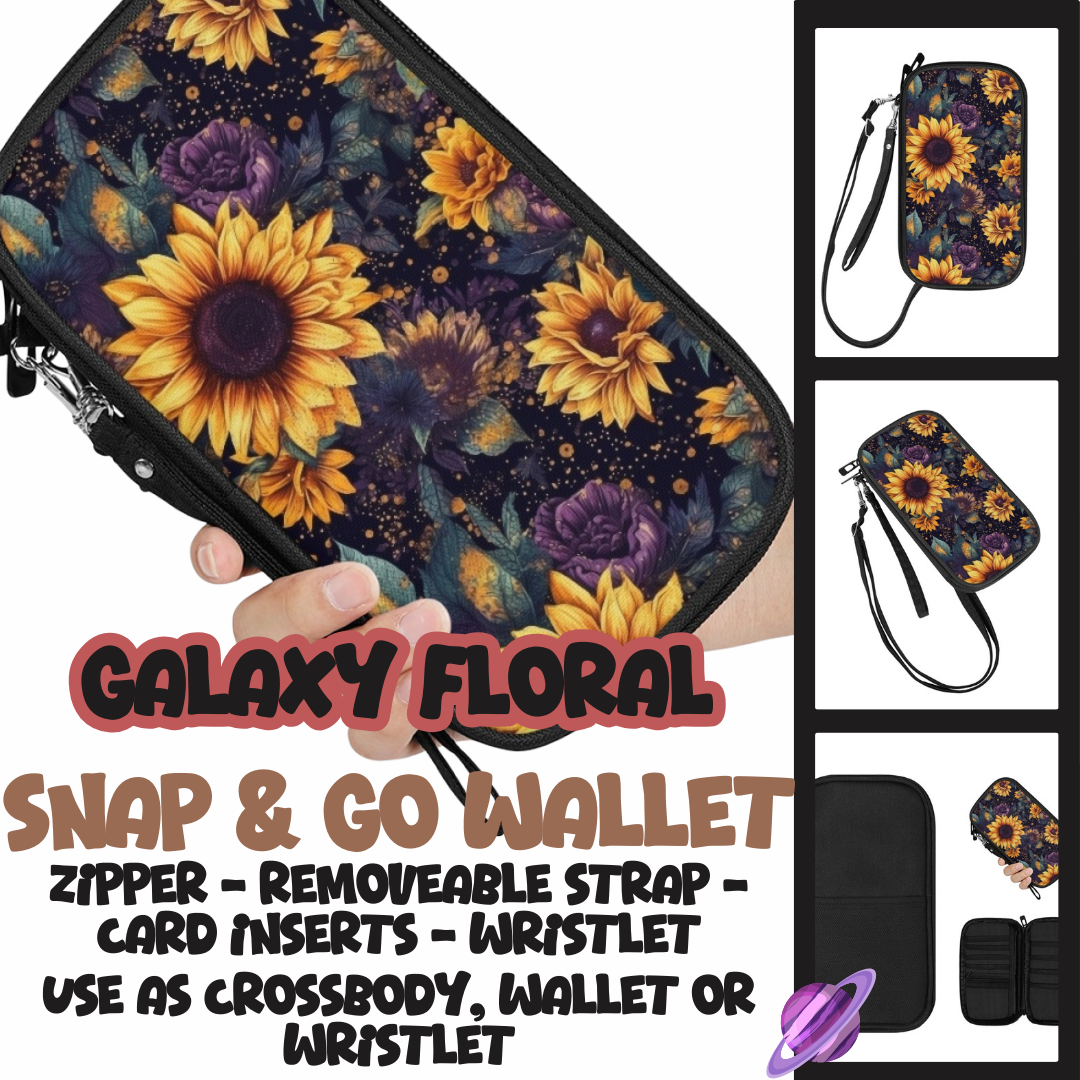 GALAXY FLORAL - SNAP & GO WALLETS PREORDER CLOSING 12/18