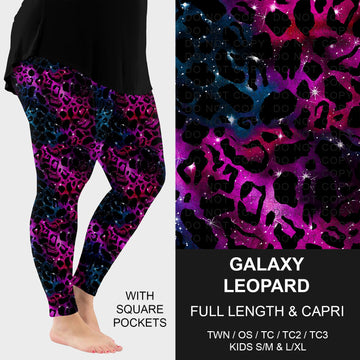 B227 - Preorder Galaxy Leopard Leggings w/ Pockets (Closes 5/04. ETA: mid July)