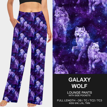 B190 - Preorder Galaxy Wolf Lounge Pants (Closes 10/27. ETA late Dec.)