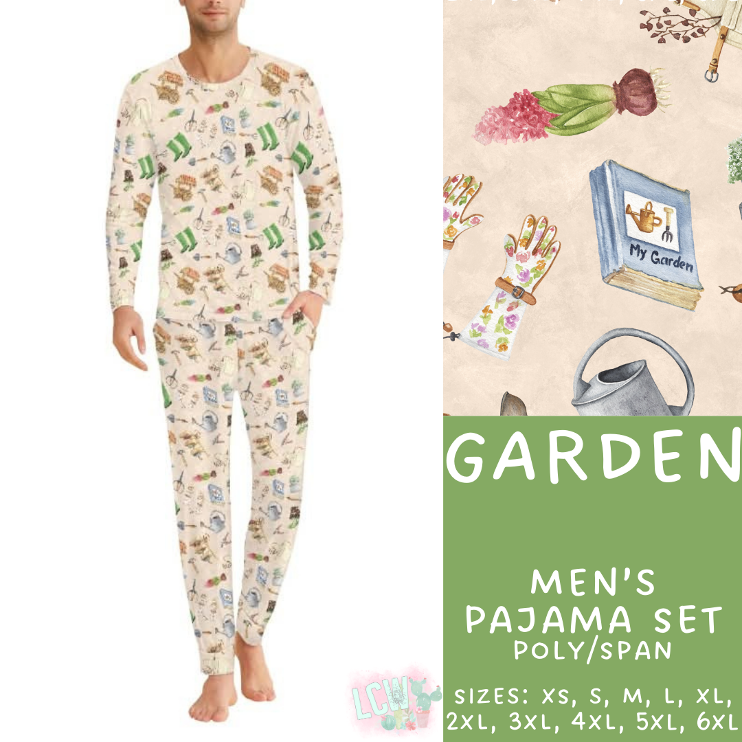 Batch #344 - Family Pajama Party - Closes 5/23 - ETA late July - Garden Men's Pajama Set