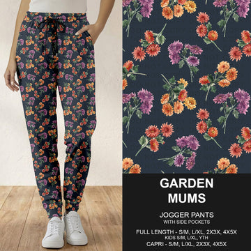 B308 - Preorder Garden Mums Joggers (Closes 8/16. ETA: late Oct.)