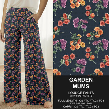 B308 - Preorder Garden Mums Lounge Pants (Closes 8/16. ETA: late Oct.)