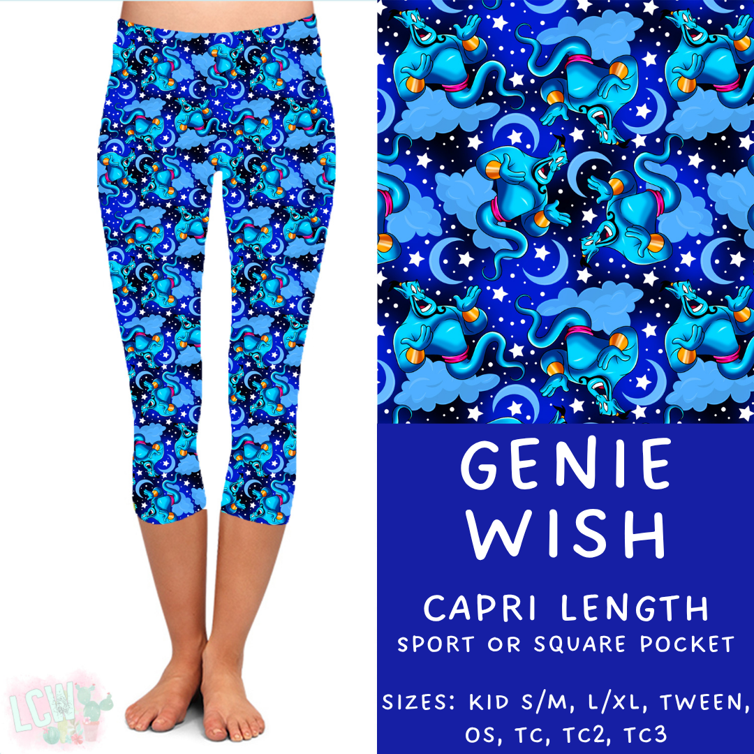 Batch #360 - Magical Faves 13 - Closes 6/23 - ETA late August - Genie Wish Capri Length Leggings