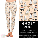 Ready To Ship - Ghost Dogs Full Length Leggings - Square Pocket OS, TC & TC2 - Sport Pocket TC2