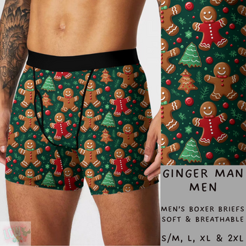 Batch #232 - Christmas Underwear - Closes 10/31 ETA early/mid Dec - Ginger Man Mens Boxer Briefs