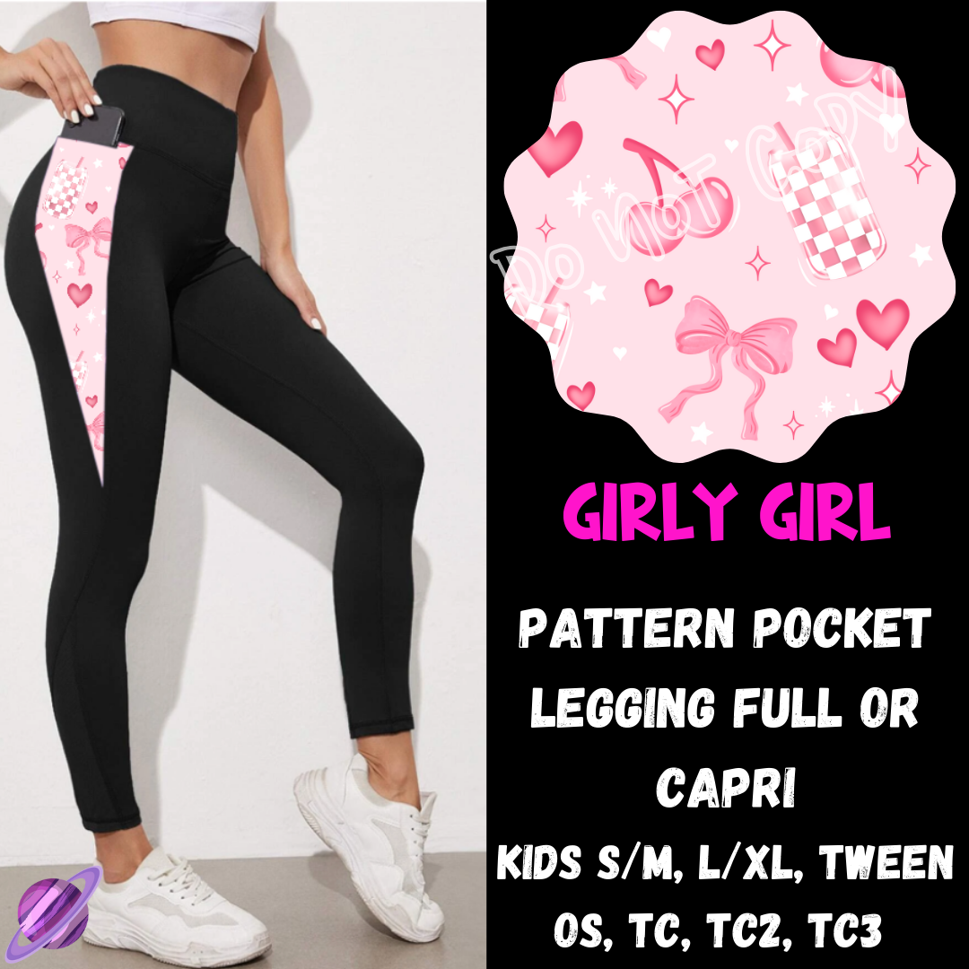 GIRLY GIRL - LEGGING/CAPRI-ZIP UP HOODIE OUTFIT RUN PREORDER CLOSES 1/26