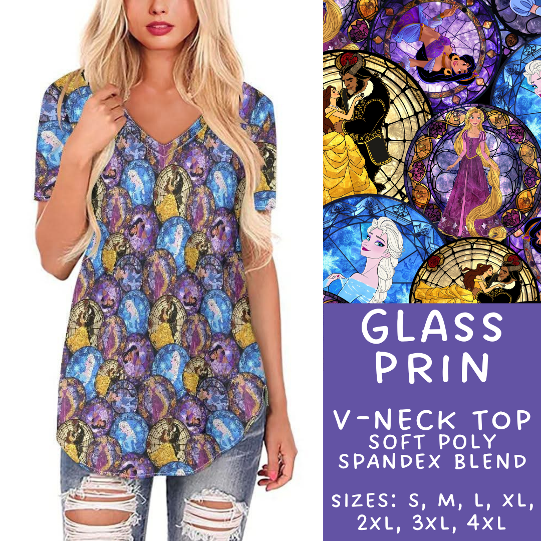 Batch #273 - Magical Faves 10 - Closes 1/20 - ETA late March - Glass Prin V-Neck Tee