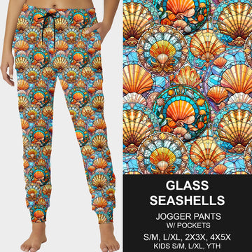 RTS - Glass Seashells Joggers