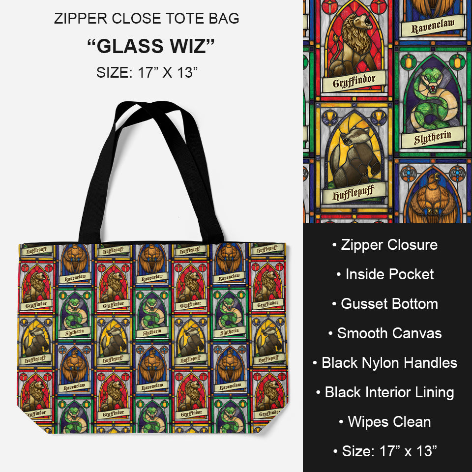 B195 - Preorder Glass Wiz Tote Bag (Closes 11/19. ETA: late Jan.)