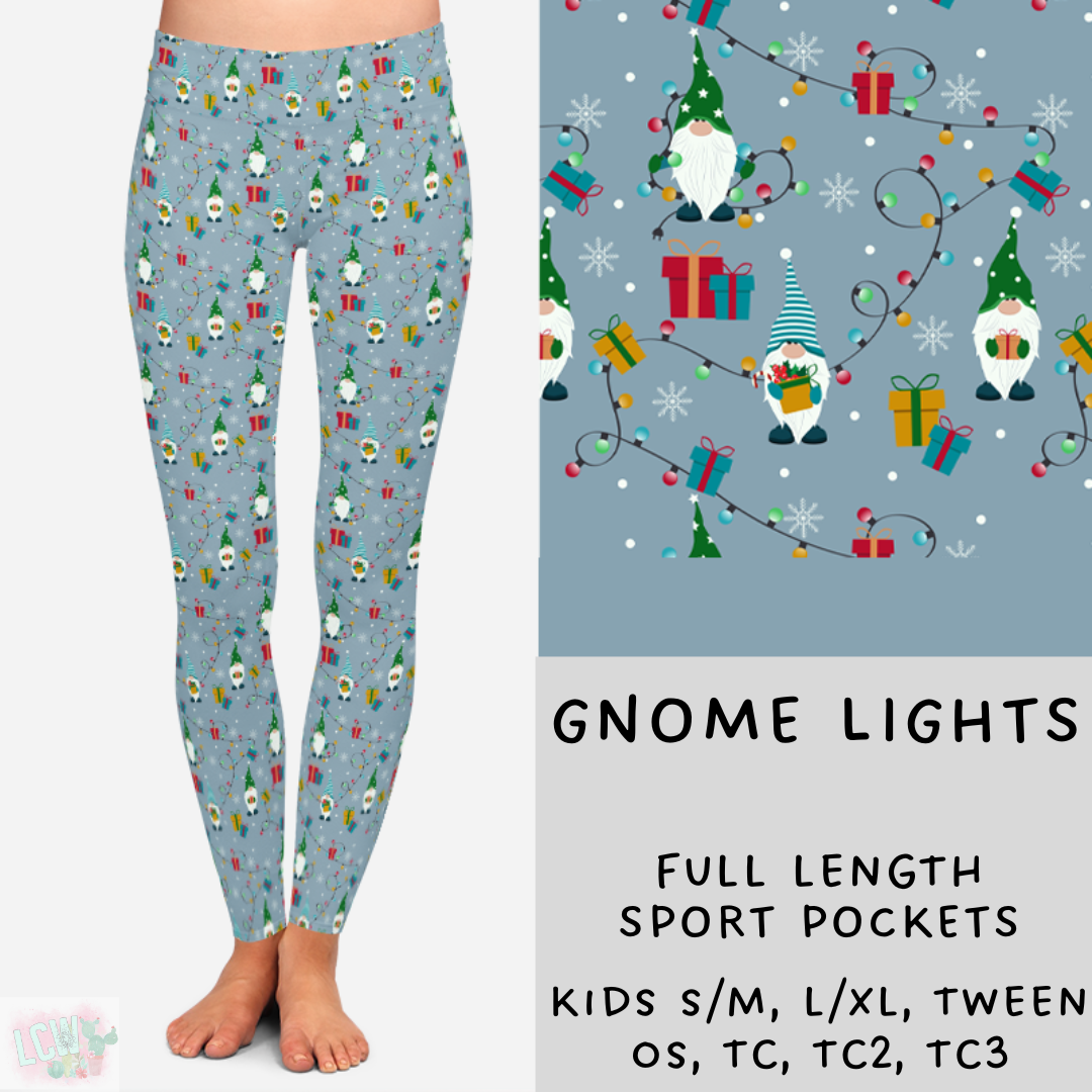 Batch #218 - Christmas Cozy Presale - Closes 10/18 - ETA late Nov - Gnome Lights Leggings