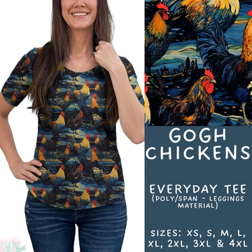 Batch #350 - April Request Run - Closes 6/4 - ETA late July - Gogh Chickens Everyday Tee