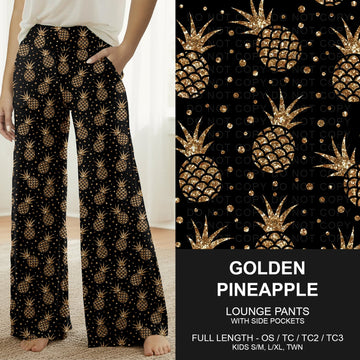 B265 - Preorder Golden Pineapple Lounge Pants (Closes 12/14. ETA mid Feb.)