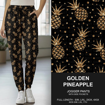 B265 - Preorder Golden Pineapple Joggers (Closes 12/14. ETA mid Feb..)