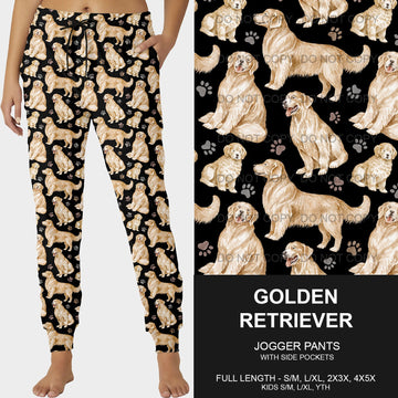 B189 - Preorder Golden Retriever Joggers (Closes 10/25. ETA late Dec.)