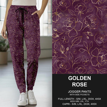 B277 - Preorder Golden Rose Joggers (Closes 3/08. ETA: mid May)