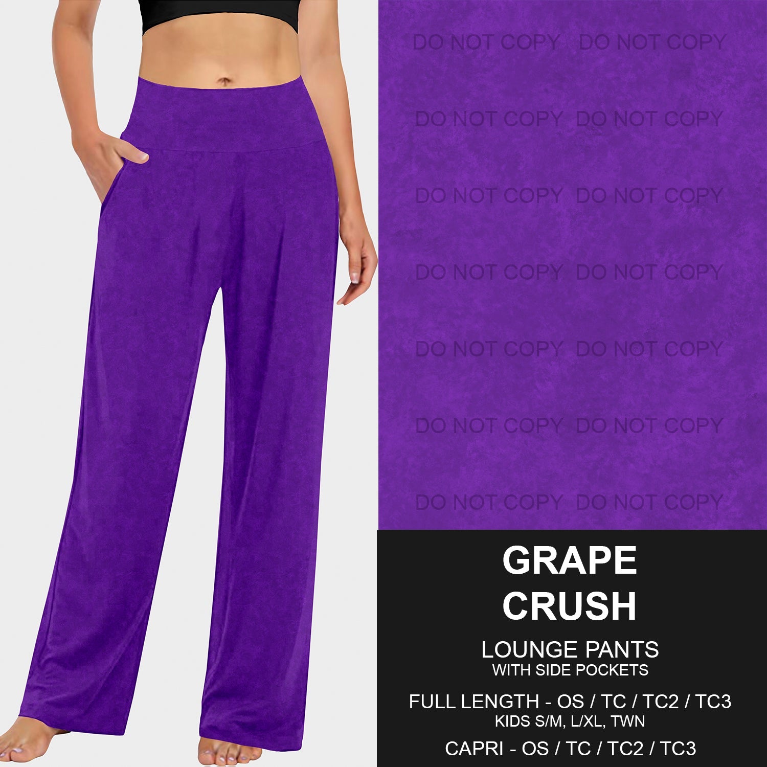 B216 - Preorder Grape Crush Lounge Pants (Closes 3/09. ETA: late May)