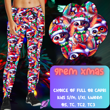 GREM XMAS - CHRISTMAS RUN - JOGGER/CAPRI PREORDER CLOSING 9/29