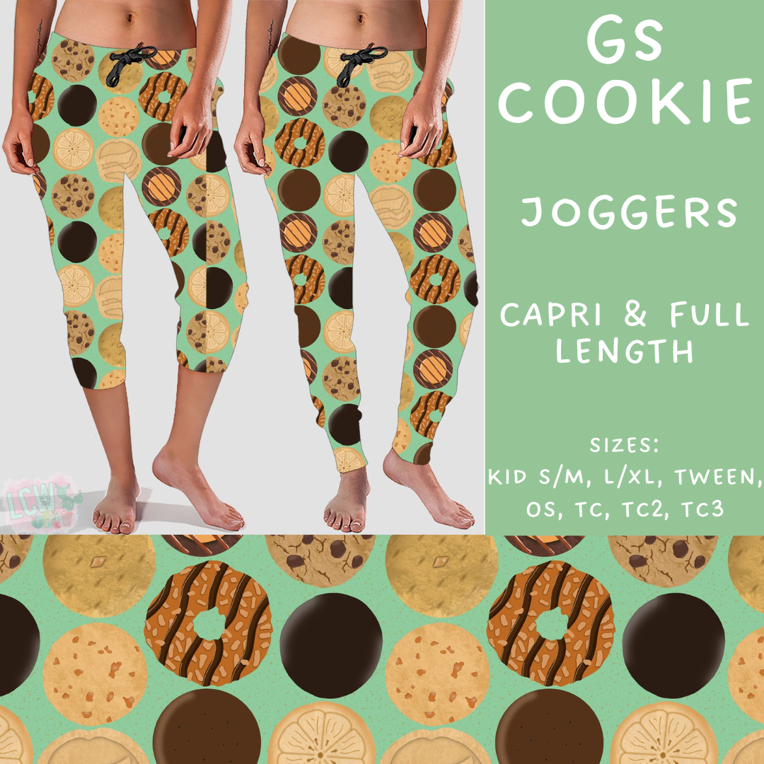 Batch #224 - Cookie Dealer 2 - Closes 10/28 - ETA mid Dec - GS Cookie Full and Capri Length Joggers