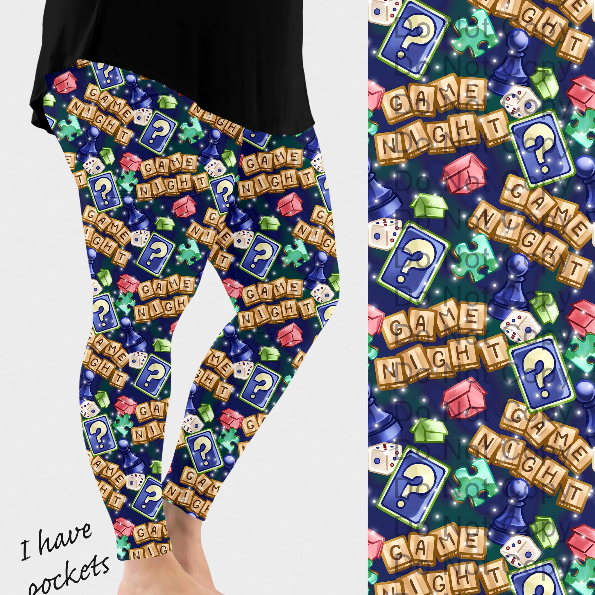 RTS - Game Night Leggings w/ Pockets