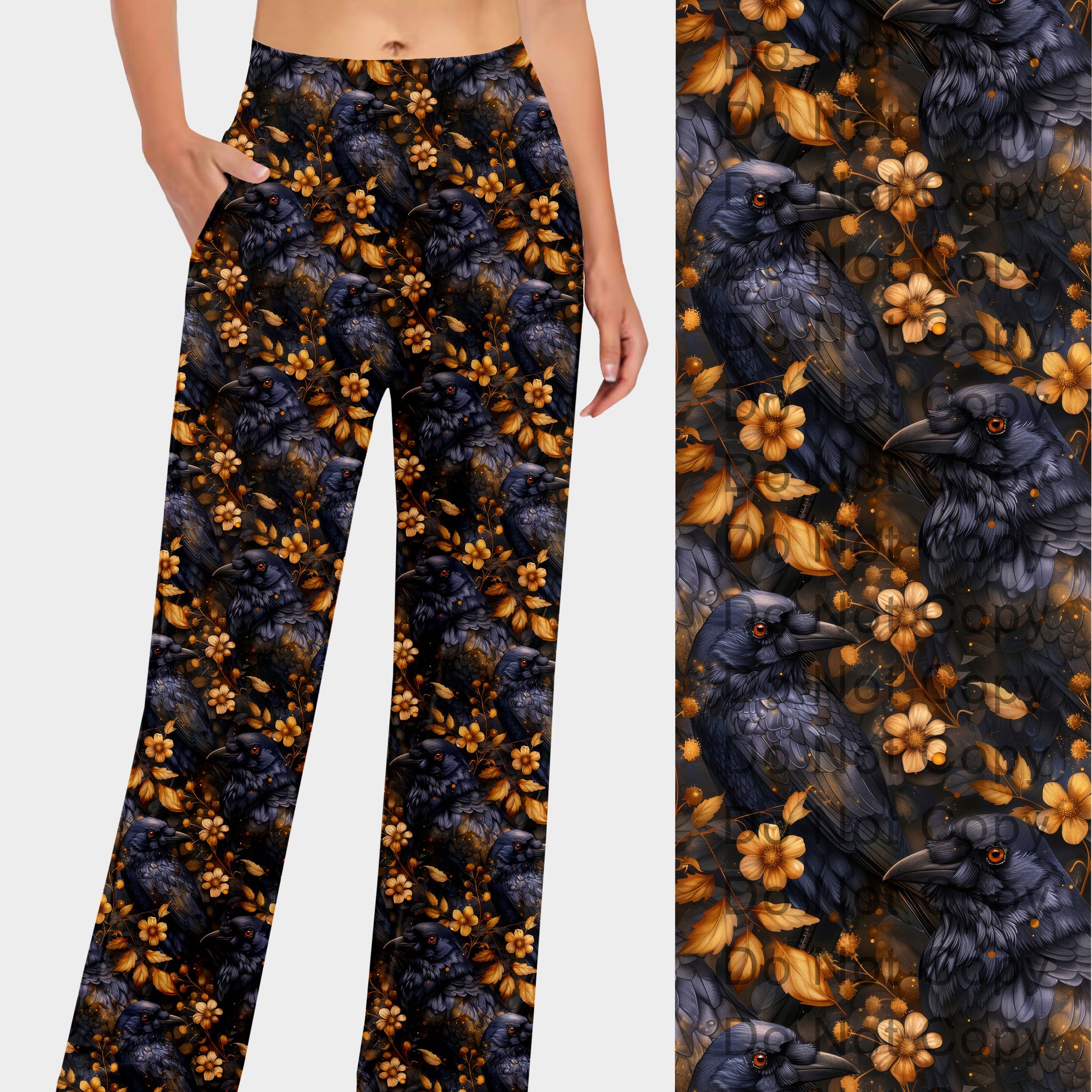 RTS - Golden Raven Lounge Pants