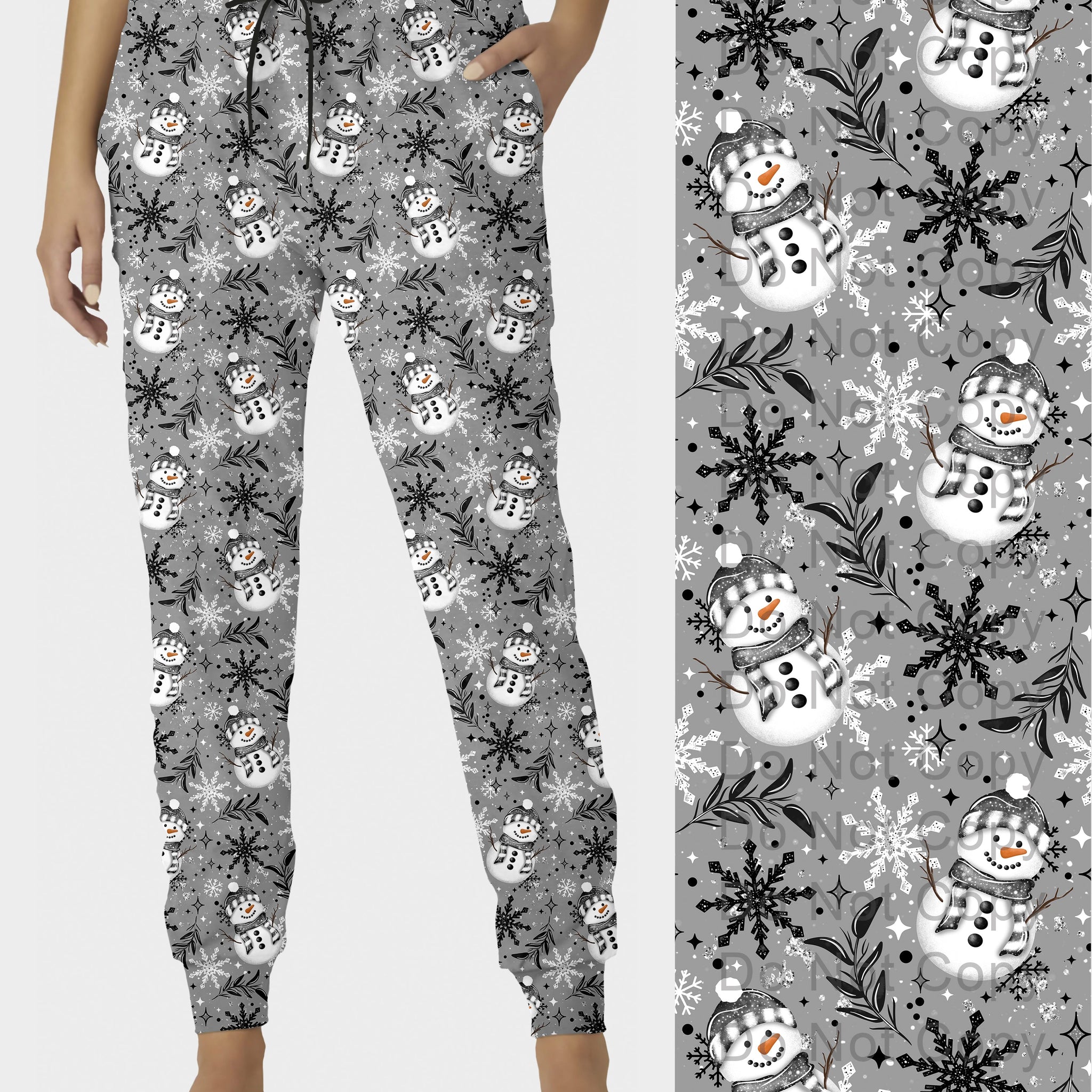 RTS - Gray Snowman Joggers