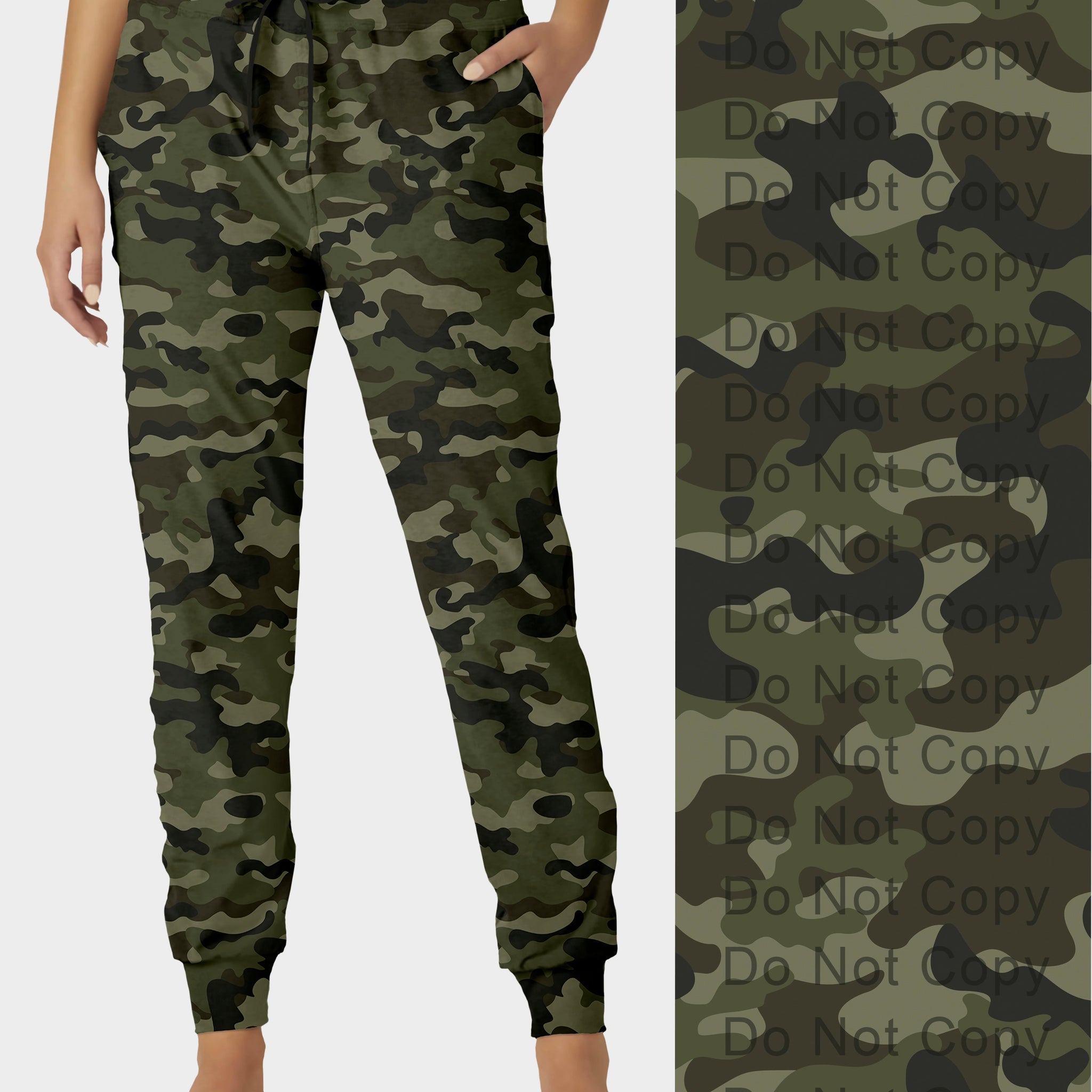 RTS - Green Camo Joggers