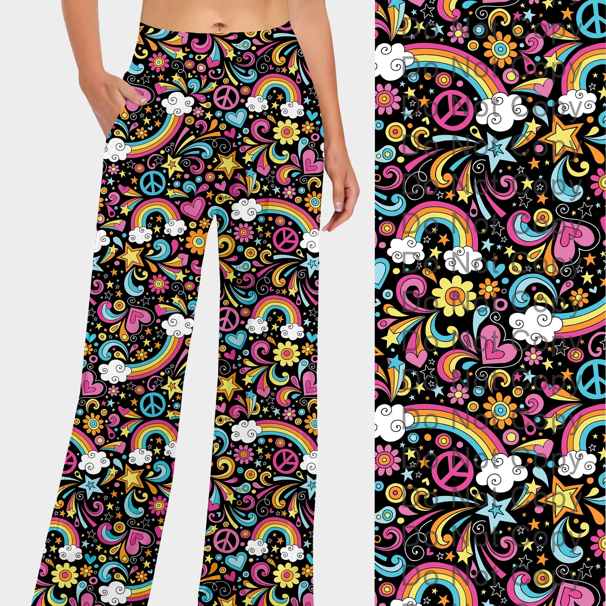 RTS - Groovy Rainbow Lounge Pants