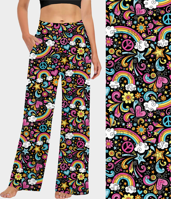 RTS - Groovy Rainbow Lounge Pants