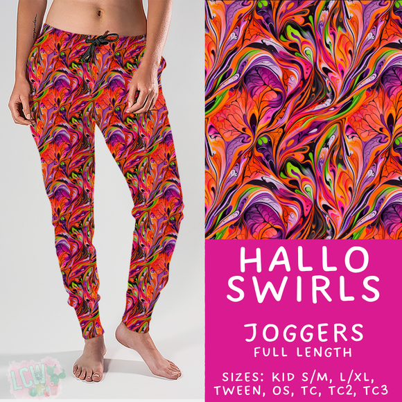 Ready to Ship - Hallo Swirls Joggers - TC2
