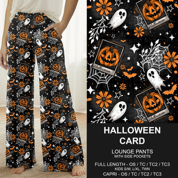 B295 - Preorder Halloween Card Lounge Pants (Closes 6/14. ETA: late Aug.)