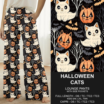 B295 - Preorder Halloween Cats Lounge Pants (Closes 6/14. ETA: late Aug.)