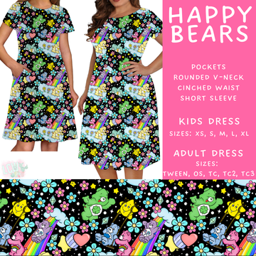 Batch #471 - November Request Run - Closes 1/2 - ETA late Feb - Happy Bears Adult & Kids Dresses