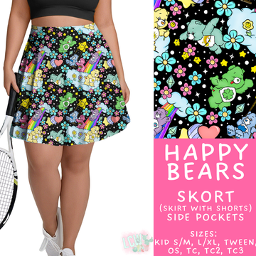 Batch #471 - November Request Run - Closes 1/2 - ETA late Feb - Happy Bears Skort