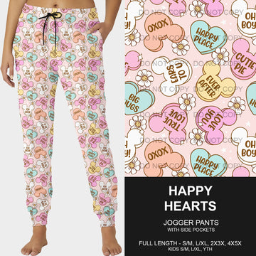 B196 - Preorder Happy Hearts Joggers (Closes 11/24. ETA late Jan.)