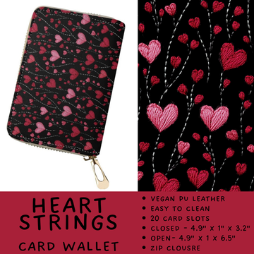 Batch #460 - Zip It Collection - Closes 12/5 - ETA late Jan - Heart Strings Card Wallet