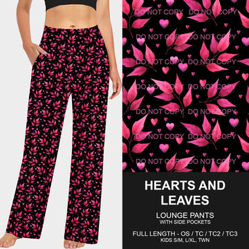 B197 - Preorder Hearts and Leaves Lounge Pants (Closes 12/01. ETA late Jan.)