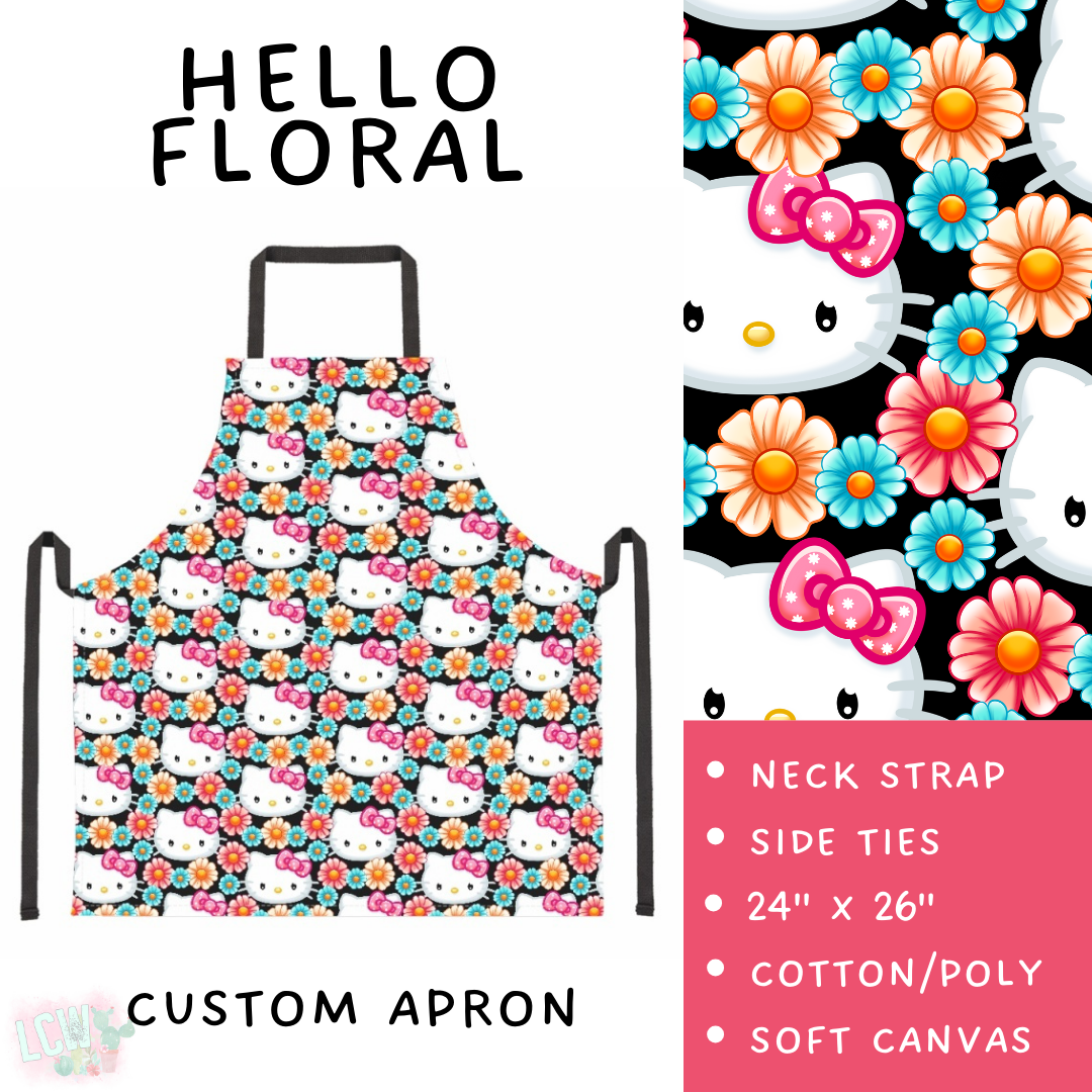 Batch #476 - Bake Off - Closes 1/16 - ETA early/mid March - Hello Floral Apron