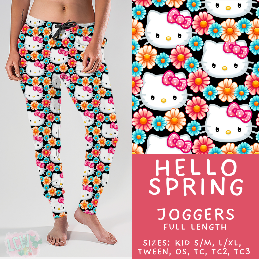 Batch #479 - Cool Characters 11 - Closes 1/21 - ETA mid/late March - Hello Spring Joggers