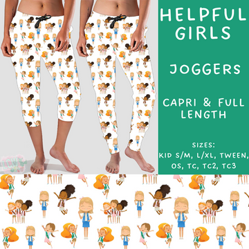 Batch #224 - Cookie Dealer 2 - Closes 10/28 - ETA mid Dec - Helpful Girls Full and Capri Length Joggers