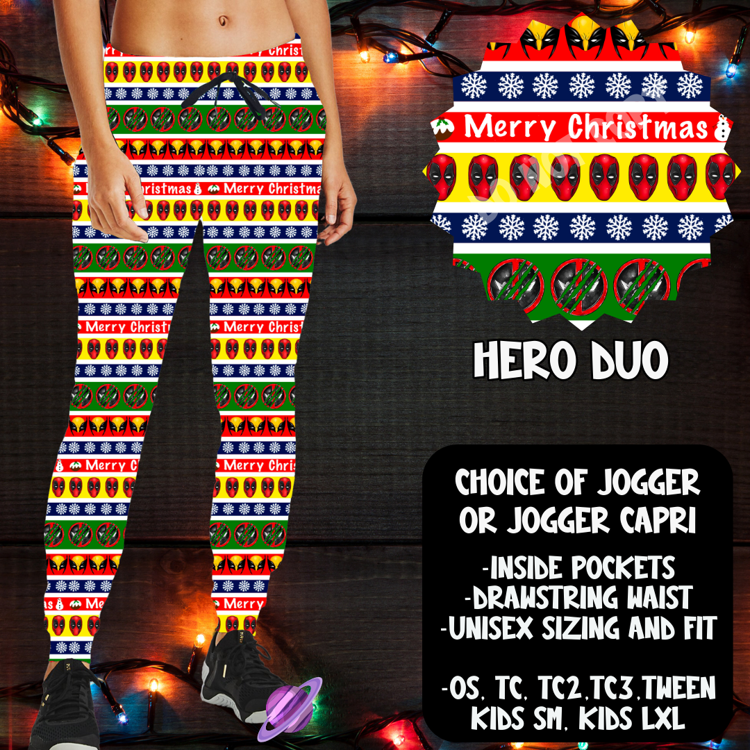 HERO DUO - JOGGER/CAPRI XMAS SWEATER RUN CLOSING 10/30