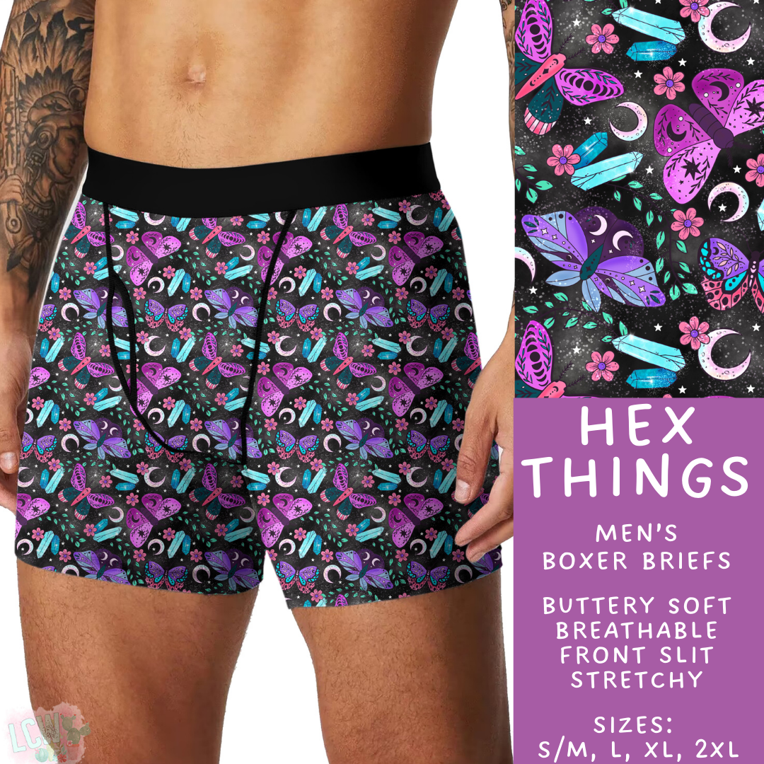 Batch #340 - Comfortable Underwear 4 - Closes 5/16 - ETA early July - Hex Things Men's Boxer Briefs
