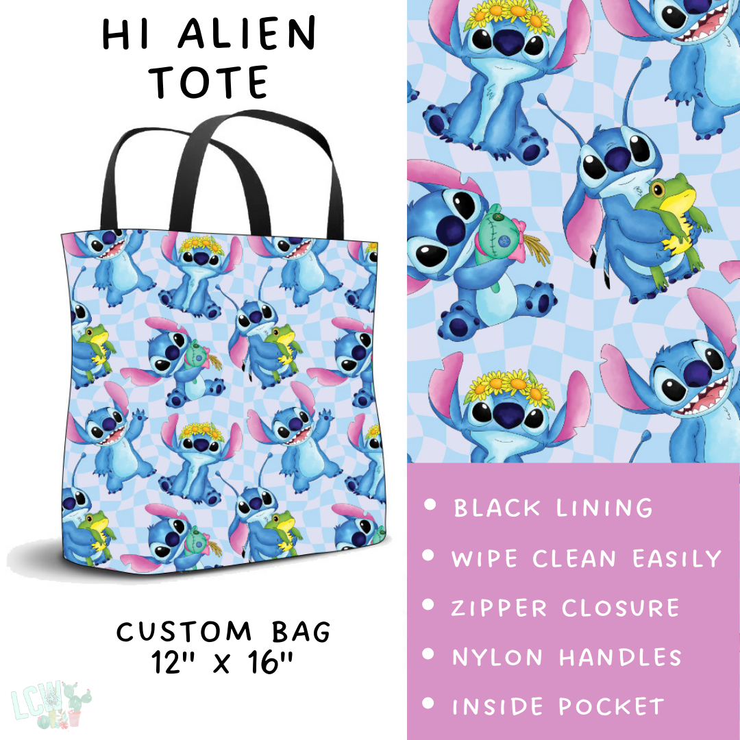 Ready To Ship - Hi Alien Tote