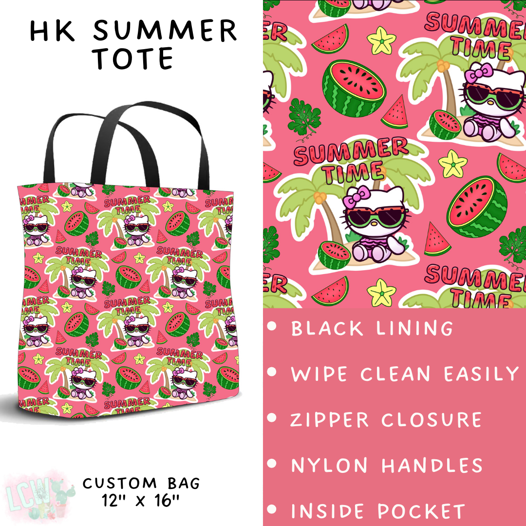 Batch #339 - Character Summer - Closes 5/15 - ETA mid July - HK Summer Tote