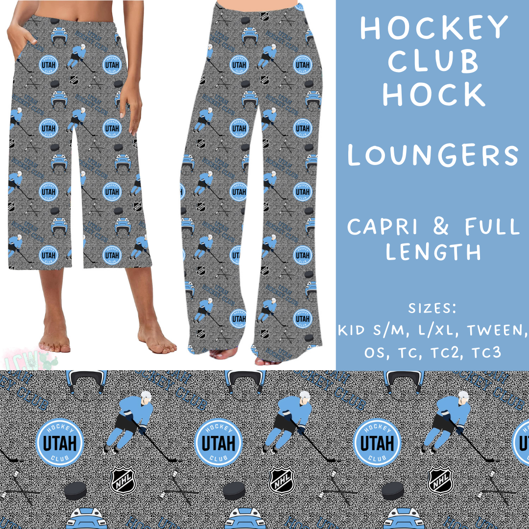 Batch #243 - Hockey - Closes 11/25 - ETA mid Jan - Hockey Club Hock Capri and Full Length Loungers