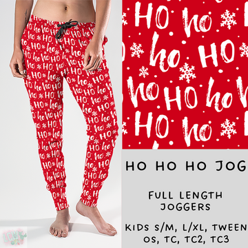 Ready To Ship - Christmas Lounge - HO HO HO Joggers