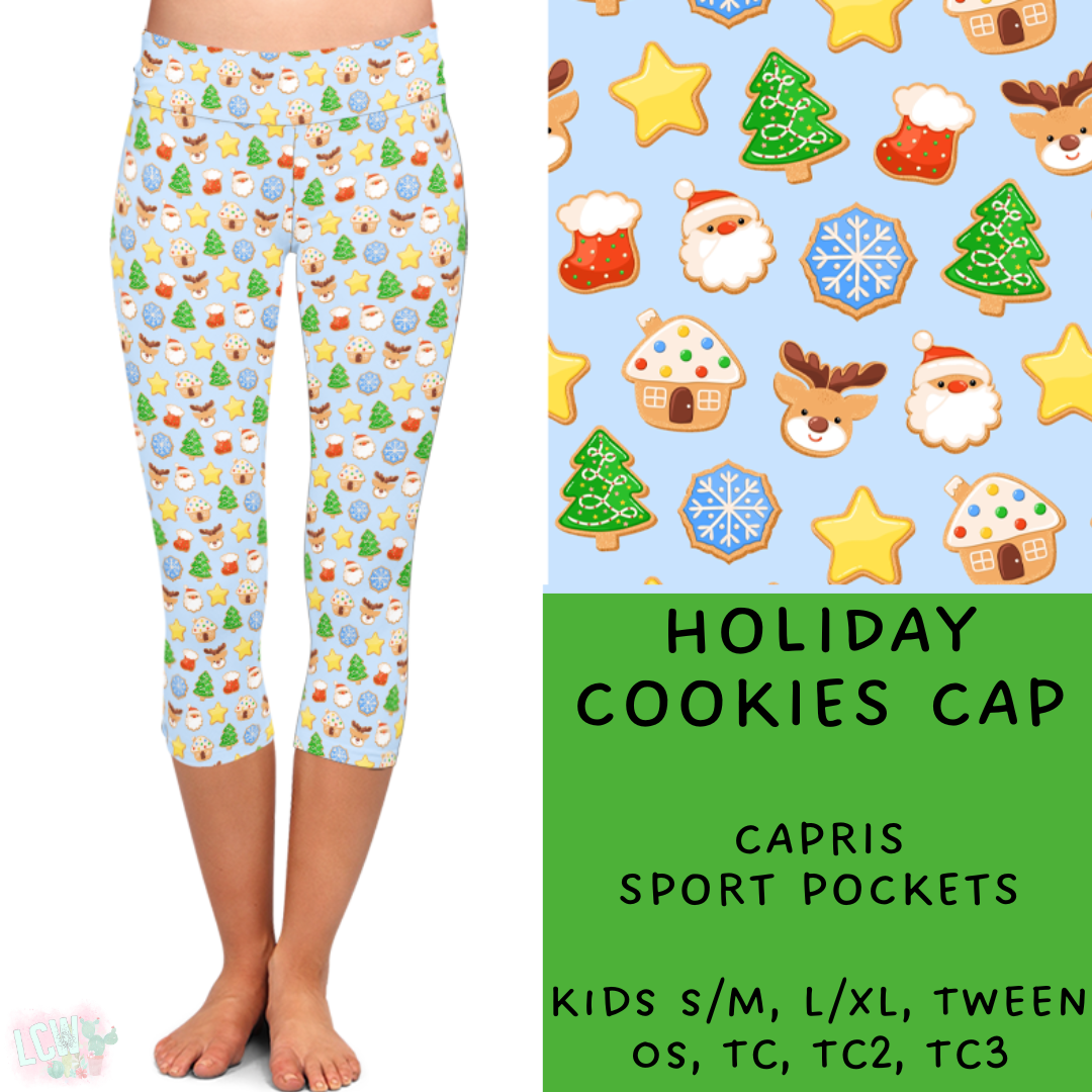 Ready To Ship - Holiday Cookies Leggings & Capris